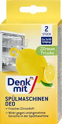Освіжувач для посудомийної машини Denkmit Лимон, 2 шт (4066447792140)