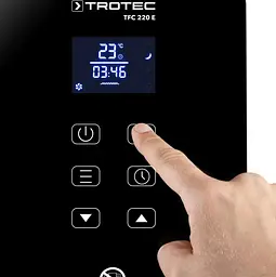 Тепловентилятор керамічний Trotec TFC 220 E 2200W Black (1410000690) - мініатюра 5