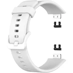 Ремінець DK для Huawei Watch Fit / Fit SE Silicone Sport Full Light Classic (white) - мініатюра 3