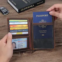 Шкіряний гаманець John McDee 11.5х15х1 см acs0029310 - мініатюра 9