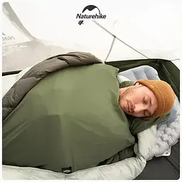 Підкладка для спального мішка Naturehike (CNH22SD016) нейлон - зелена - мініатюра 4