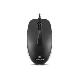 Мишка REAL-EL RM-215 USB Black/Gray (EL123200037) - мініатюра 7