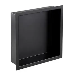 Полиця-ніша для ванної кімнати Mixxus Premium NICHE-0101 BLACK із нержавіючої сталі SUS304 (MI6678)