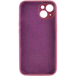 Чохол Silicone Case Full Camera Protective AA Apple iPhone 13 6.1" Бордовий / Plum - мініатюра 2