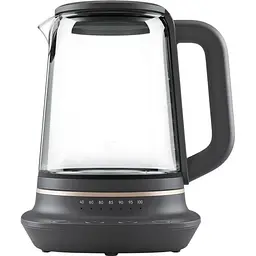 Electrolux Електрочайник, 1,7 л, Strix, скло, заварник, підтримка темп, чорний