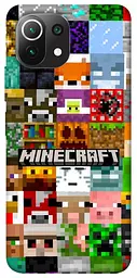 TPU чохол Demsky Minecraft collage для Xiaomi Mi 11 Lite
