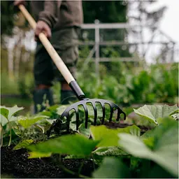 Граблі для троянд Fiskars Solid з дерев'яною ручкою (1011597) - мініатюра 3