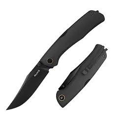 Ніж складаний туристичний Ruike P882-B, (8.5 см) 12С27 / G10 чорний - мініатюра 10