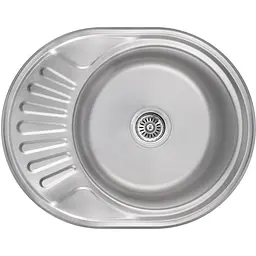 Кухонна мийка Brinex 5745 0,8 мм, врізна BRIN5745SAT08