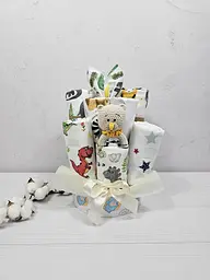Букет з пелюшок для немовлят a.l.babybox Діно (BU 18294980)