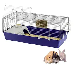 Клітка для кроликів та морських свинок Ferplast Rabbit 120 синя 118x58.5x49.5 см 57053417 - мініатюра 3