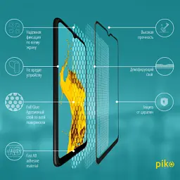 Скло захисне Piko Full Glue Samsung A22 (1283126512582) - миниатюра 3