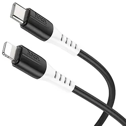 Дата кабель Hoco X82 Silicone Type-C to Lightning 20W (1m) Black - мініатюра 2
