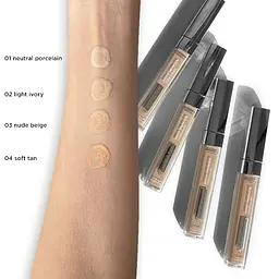 Консилер-сироватка Parisa Hydro Skin Serum Under Eye Consealer PHC-04 №01 Neutral porcelain 5.5 мл - мініатюра 5
