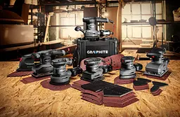 Шліфмашина ексцентрикова 300Вт Graphite teh0025533 - мініатюра 3