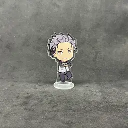 Акрилова колекційна фігурка Чібі Chibi Аніме Re:Zero. Життя з нуля в альтернативному світі Субару Нацукі (Subaru Natsuki) 10 см