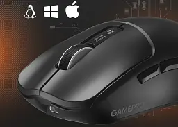 Bluetooth миша GamePro Genesis Ranker Wireless/Bluetooth/USB Black (GM012B) UA - мініатюра 7