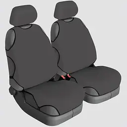 Авточохли майки для передніх сидінь Beltex DELUX Графит Темно-Сірі (BX12510)