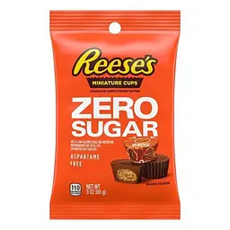 Шоколад з арахісовою пастою Reese's Miniature Cups Zero Sugar 85g