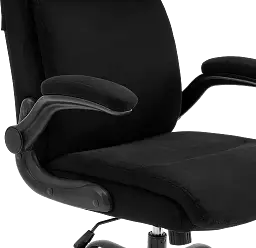 Офісне крісло GT Racer чорне (B-3021 Fabric Black) - мініатюра 6