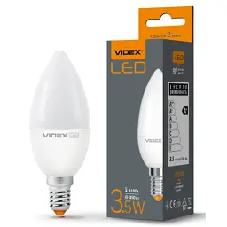 Лампочка TITANUM LED C37e 3.5W E14 4100K (VL-C37e-35144) - мініатюра 3