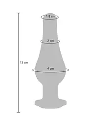 Анальна пробка Toy Joy Large Diamond Bum Bijou, 11х4 см - мініатюра 5