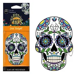 Ароматизатор для авто Aroma Car Cellulose Dia Los Muertos Gold Tatoo (83117)