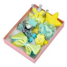 Набір аксесуарів для волосся Bambi YG0058(Yellow) 10 шпильок в комплекті