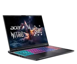Ноутбук Acer Nitro 16 AI – Ryzen AI 9 365 | 16'' 2560 x 1600 (WQXGA) | 16GB | 1TB | NoOS | RTX 5070Ti (PL) - мініатюра 6