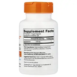 Тіамін (B-1) Benfotiamine 150 with BenfoPure 150 mg 120 вегетаріанських капсул Doctor's Best vit0004851 - мініатюра 2
