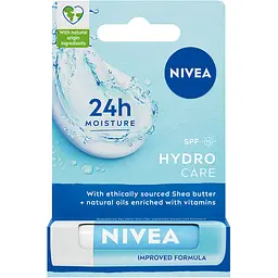 Бальзам-догляд для губ Nivea Hydrocare Гідро-догляд SPF 15 4.8 г