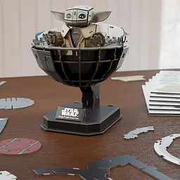 Пазл для створення 3D-моделі Spin Master Зоряні війни: Ґроґу в повітряній колисці 138 деталей (SM29997/6074280) - мініатюра 6