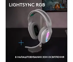 Навушники бездротові Logitech гарнітура ігрові G522 LightSpeed Wireless Gaming Headset білі (981-001550) - мініатюра 7