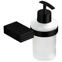 Дозатор рідкого мила VBI Neptune black VBI-040506BL, Чорний матовий