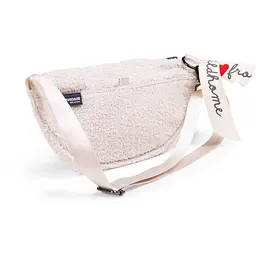 Сумка через плече Childhome Banana bag Teddy White, бежева (CWBANATW) - мініатюра 4