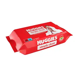 Дитячі вологі серветки Huggies Simply Clean 72 шт (5029053582238) - мініатюра 3