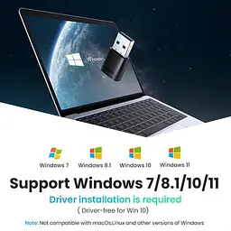 Bluetooth-адаптер Ugreen CM390 USB Bluetooth 5.0 (UGR-80889) - мініатюра 6