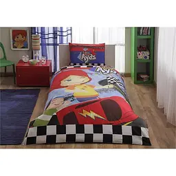 Комплект постільної білизни TAC Disney Ayas Race Напівторний Різнокольоровий 000229616