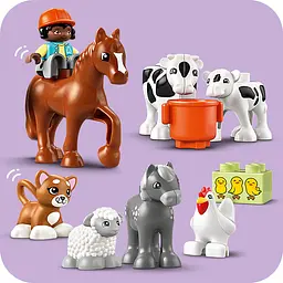 Конструктор LEGO DUPLO Догляд за тваринами на фермі 74 деталі (10416) - мініатюра 7