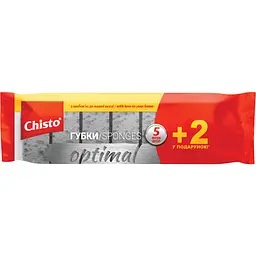 Губка кухонна Chisto Optimal 5 + 2 шт.