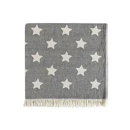Рушник Lotus Home Pestemal - Star 90x160 black чорний - мініатюра 2
