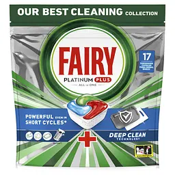 Капсули для посудомийних машин Fairy Platinum Plus Все-в-1 17 шт. - мініатюра 2