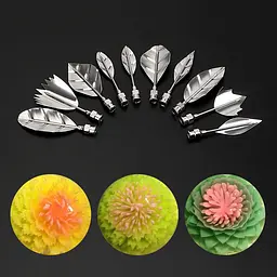 Кондитерський шприц 20 мл для декорування 3D желе з 10 насадками, Kitchen Master 85314 - мініатюра 5