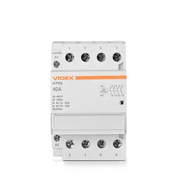 Модульний контактор 4п 40А 4НВ VF-RS-MC4O-40 VIDEX RESIST VIDEX (27914-000) - мініатюра 2