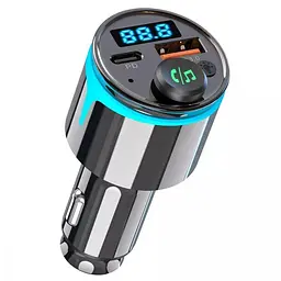 Автомобільний зарядний пристрій Proove FM Launcher Nexus 30W (PD+QC3.0) Type-C+USB black (FMNX30110001) - мініатюра 2