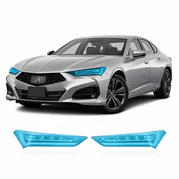 Антигравійна захисна бронеплівка за лекалами для Acura TLX II 2021 - оптика (фари та ПТФ)