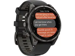 Смарт-годинник Garmin Fenix 8 Pro 47 mm AMOLED Carbon Gray DLC Titanium with Black/Pebble Gray (010-03198-00/01) - мініатюра 4