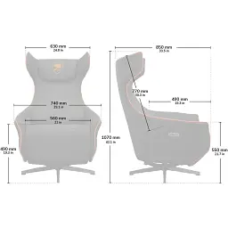 Геймерське крісло Cougar Magus Grey (3MMGSGRO.0001) [142099] - мініатюра 12