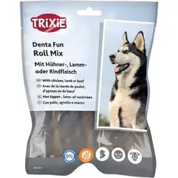 Ласощі для собак Trixie Denta Fun Chewing Rolls Mix Паличка для чищення зубів асорті 10 см 250 г