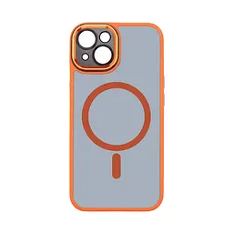 Чехол для Apple iPhone 14, Unit MagSafe SE, оранжевый, с защитой камеры, магсейф, противоударный, магнитный, панель-накладка с MagSafe, с поддержкой беспроводной зарядки, TPU+PC, защита всего корпуса, ударопрочный, ArmorStandart (ARM75374)